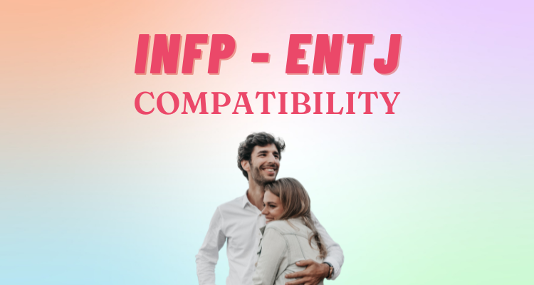 INFP and ENTJ Compatibility: Couple hugging