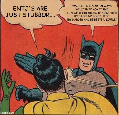 Not always stubborn ENTJ meme funny