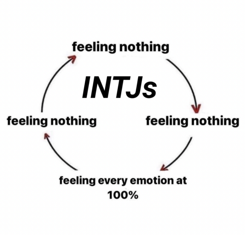 INTJs feeling nothing feeling everything