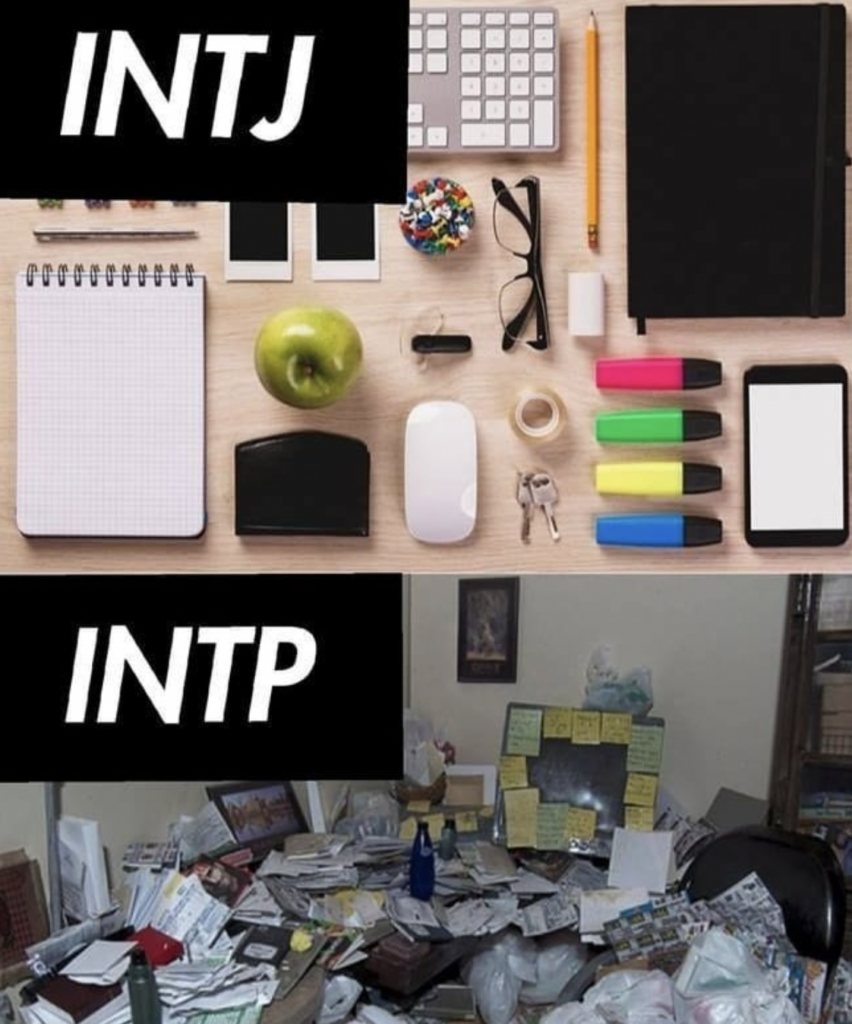 Meme - INTP versus INTJ