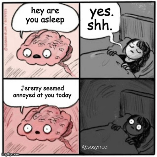 brain awake sleep worried