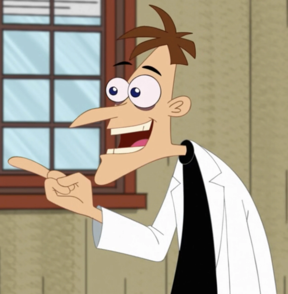 Which personality type is Dr. Heinz Doofenshmirtz? 
