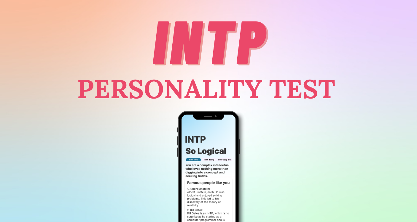 I did an MBTI test some years ago and got INTP as a result. After