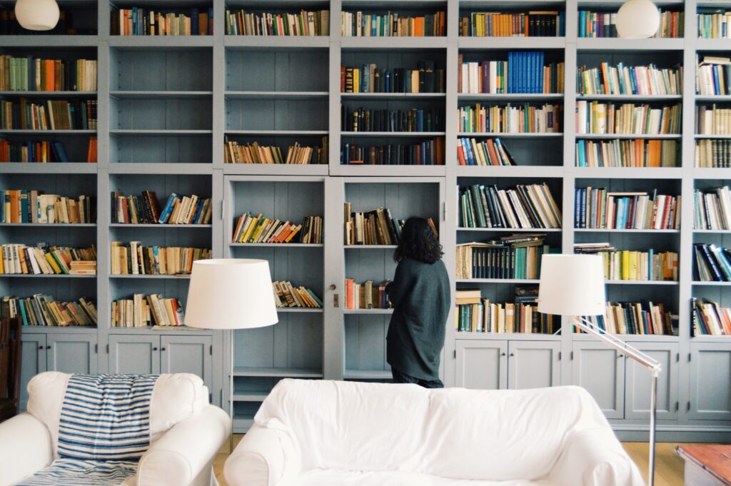 Introvert bookcase