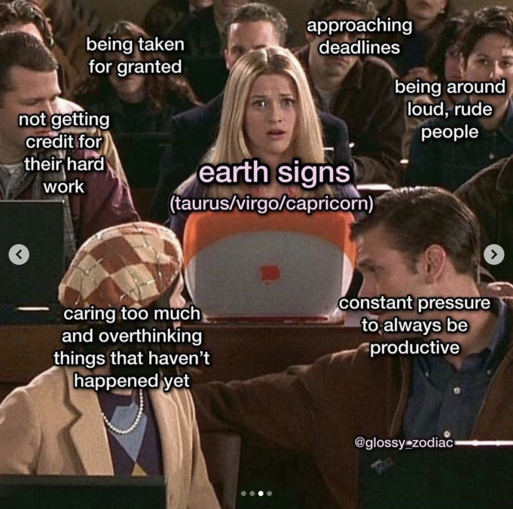 Earth star sign meme: pressures