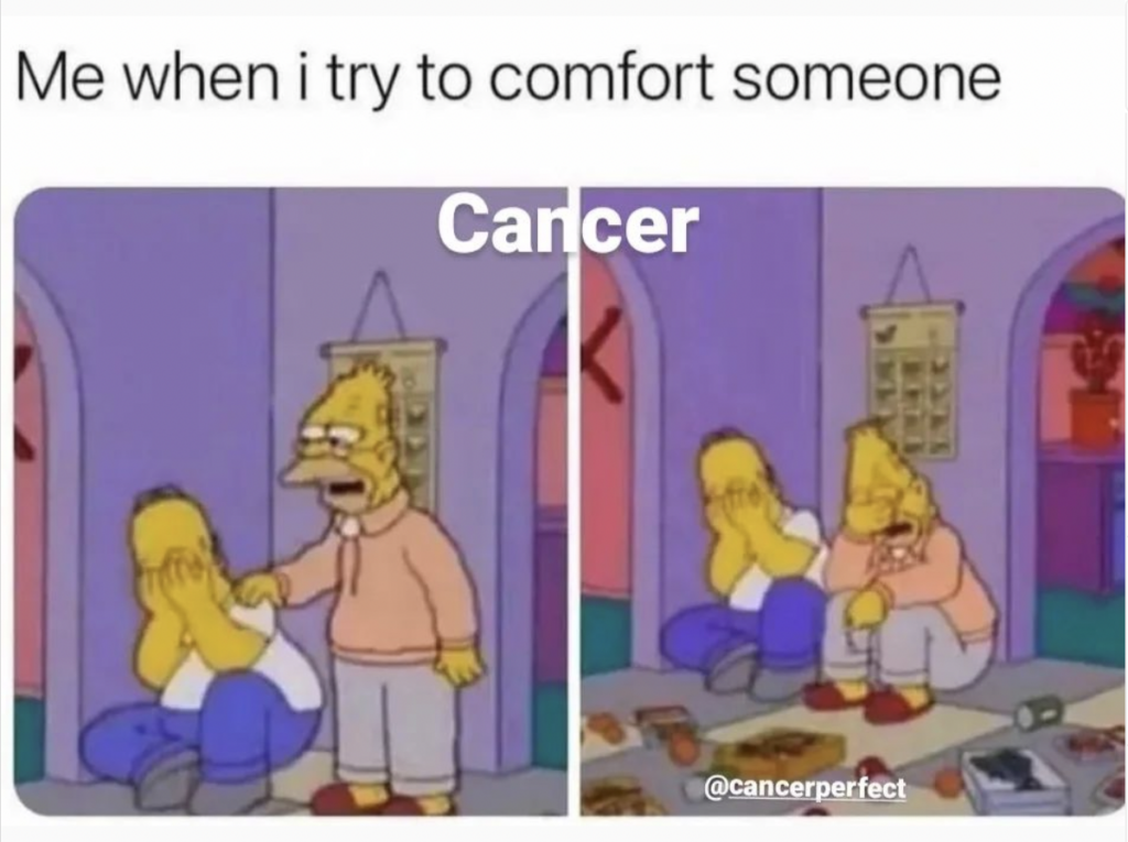 Cancer star sign caring 