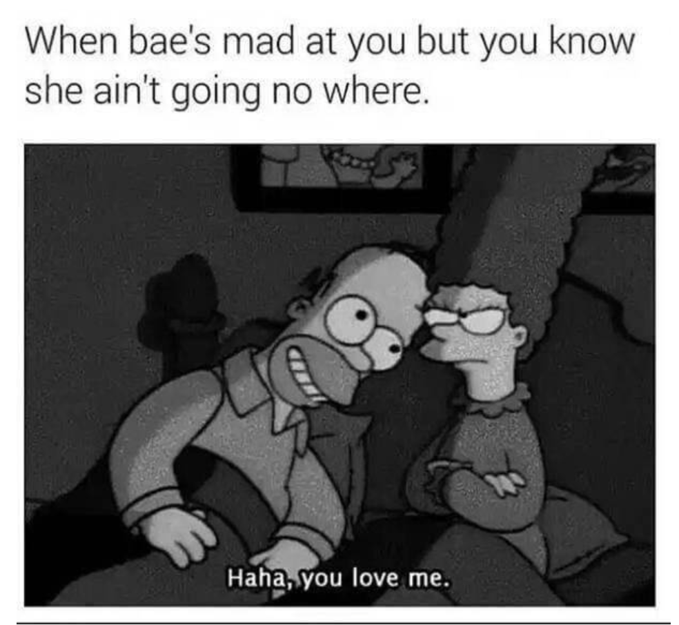 memes about love simpsons
