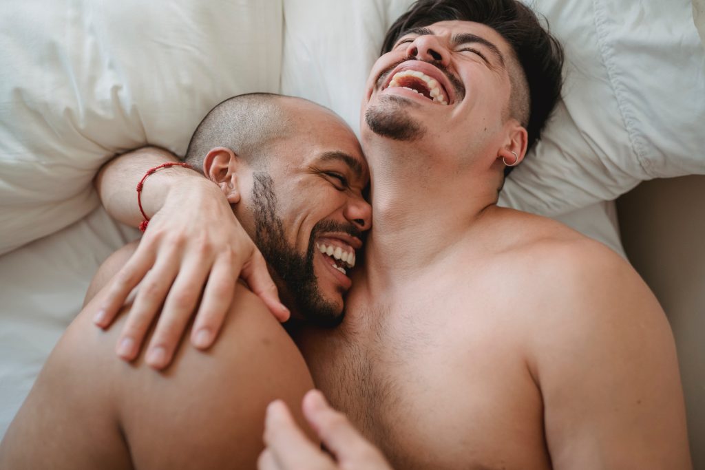 Couple in bed