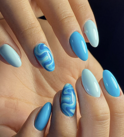 Aquarius nails