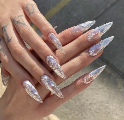 Aquarius nails