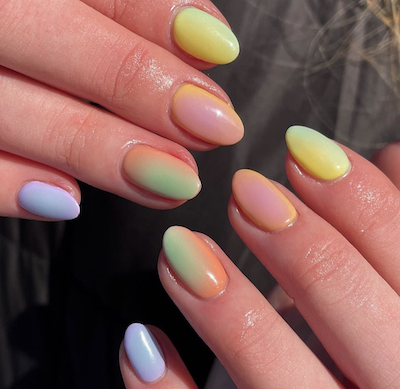 Rainbow ombre