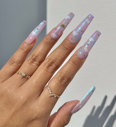 Aquarius nails