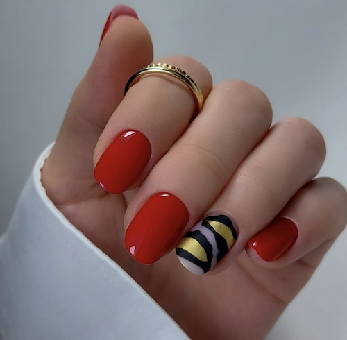 Sagittarius nails