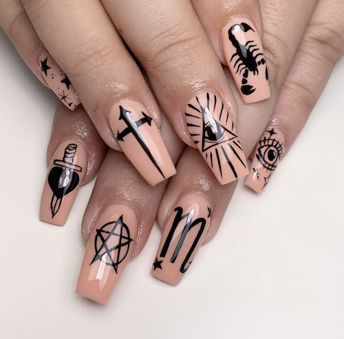 Scorpio nails