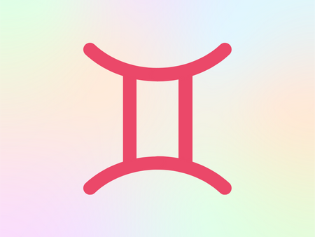 June 12 zodiac sign glyph