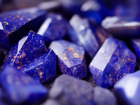 Lapis lazuli crystal 