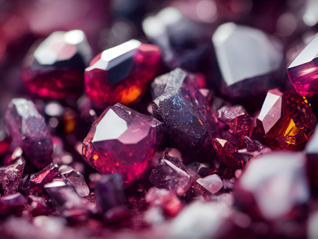 January Aquarius birthstone garnet