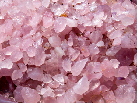 rose quartz zodiac crystal