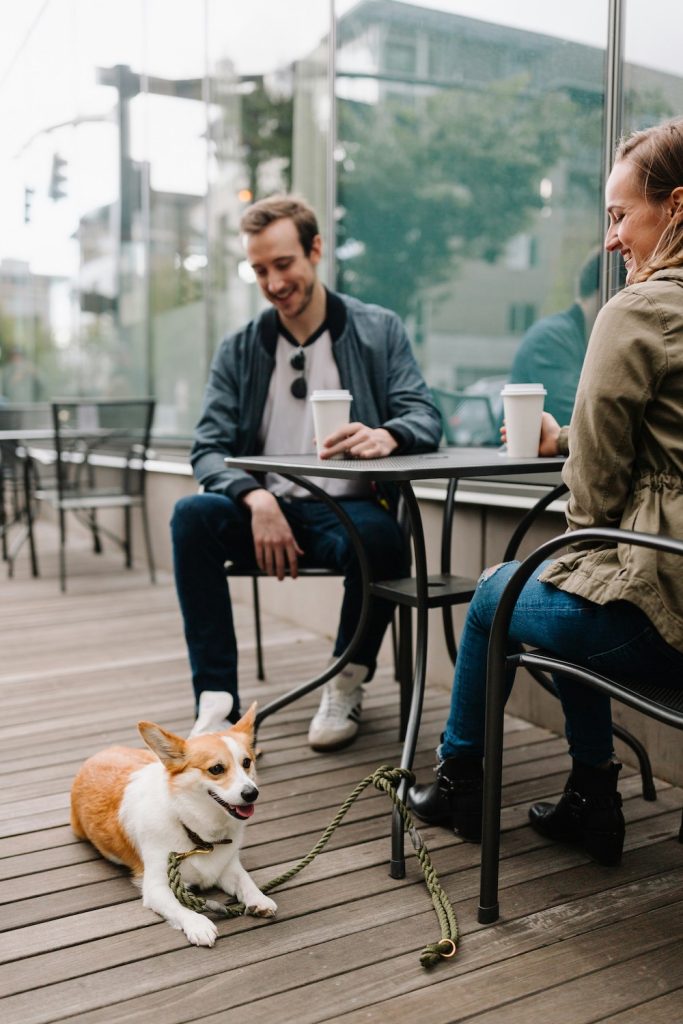 Couple on a date